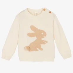 NaturaPura Tops*Ivory Organic Cotton Sweater