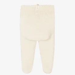 NaturaPura Trousers|Trousers*Ivory Organic Cotton-Knit Baby Trousers
