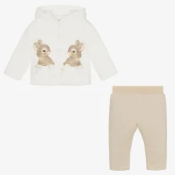 Sofija Coats & Jackets|Coats & Jackets*Ivory Padded Baby Pram Coat & Trouser Set