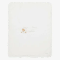 Nanán Blankets & Shawls*Ivory Padded Blanket (85cm)