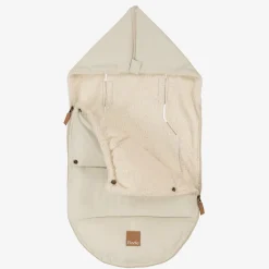 Elodie Footmuffs*Ivory Padded Car Seat Baby Nest (80cm)