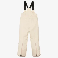 Moncler Enfant Snowwear*Ivory Padded Ski Salopettes