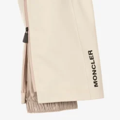 Moncler Enfant Snowwear*Ivory Padded Ski Salopettes