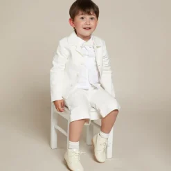 Childrens Classics Brogues|Brogues*Ivory Patent Leather Boots
