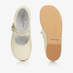 Childrens Classics Bar Shoes|Bar Shoes*Ivory Patent Leather Shoes
