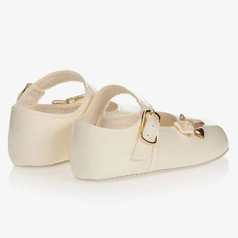 Early Days Pre Walkers|Pre Walkers*Ivory Patent Pre-Walker Shoes