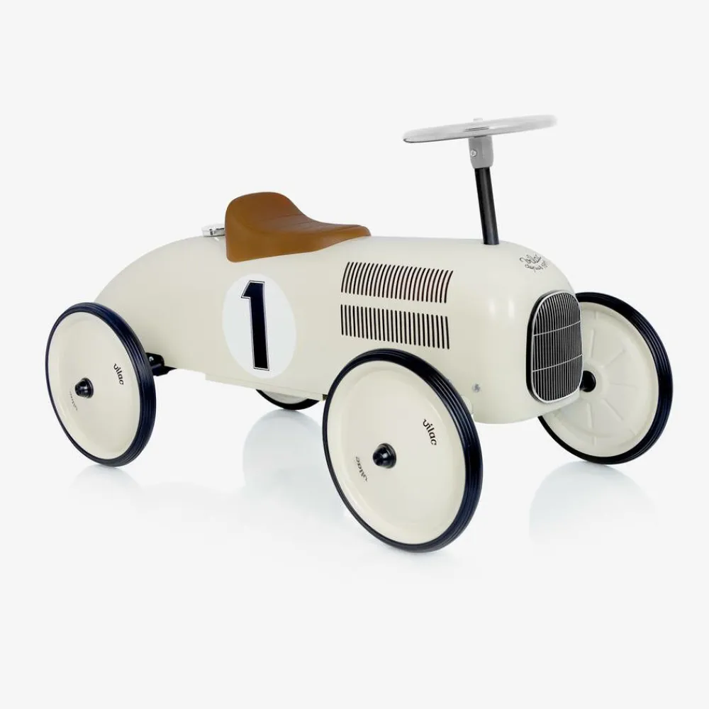 Vilac Gifts*Ivory Ride-On Vintage Car (76cm)