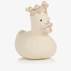 Bam Bam Toys|Toys*Ivory Rubber Duck Bath Toy (7cm)