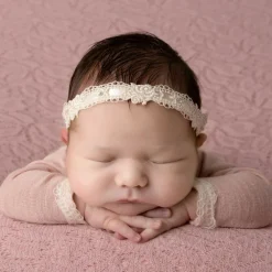 Cute Cute Hair Accessories|Hair Accessories*Ivory Satin & Lace Headband