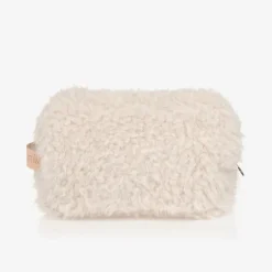 1 + in the family Bags|Bags*Ivory Sherpa Fleece Pouch (32cm)