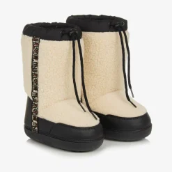 Moschino Snow Boots|Snow Boots*Ivory Sherpa Fleece Snow Boots