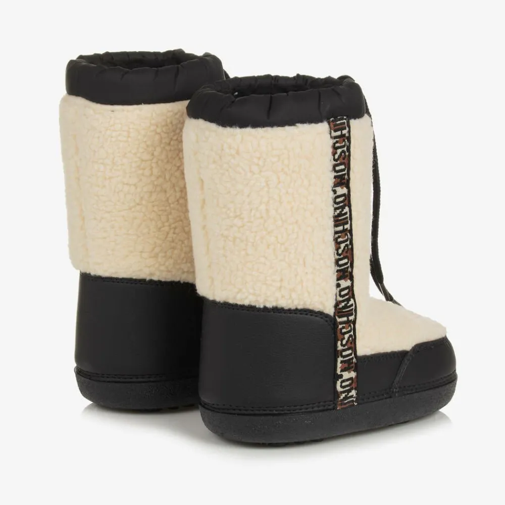 Moschino Snow Boots|Snow Boots*Ivory Sherpa Fleece Snow Boots