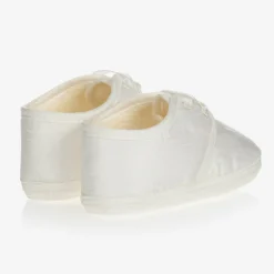Early Days Pre Walkers|Pre Walkers*Ivory Silk Pre-Walker Shoes