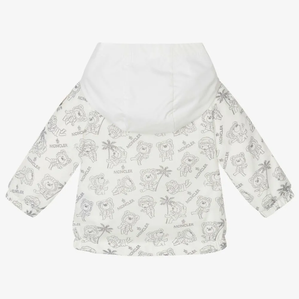 Moncler Enfant Coats & Jackets*Ivory Teddy Bear Hooded Fynn Jacket