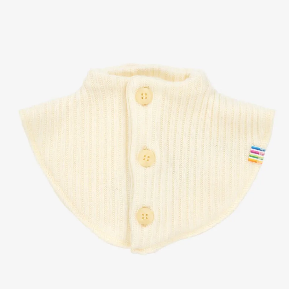 Joha Scarves|Scarves*Ivory Thermal Wool Neck Warmer