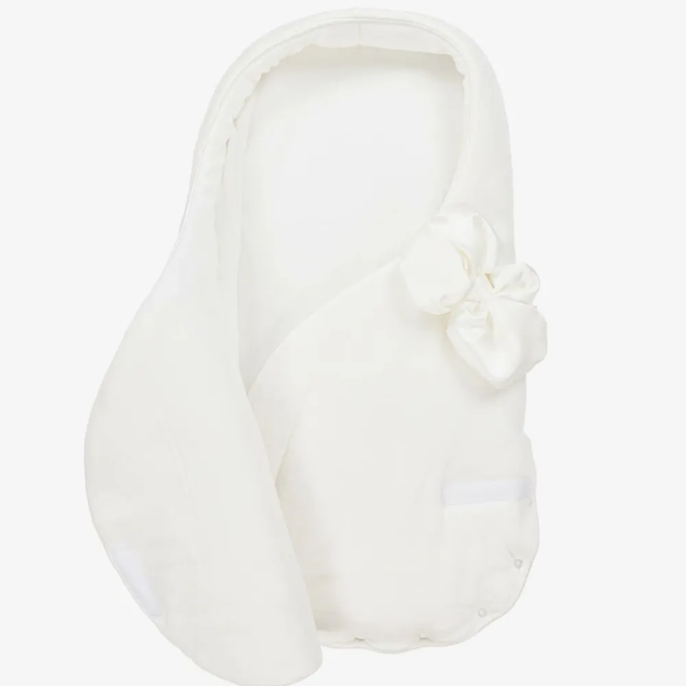 Sofija Nests*Ivory Velour Baby Nest (69cm)