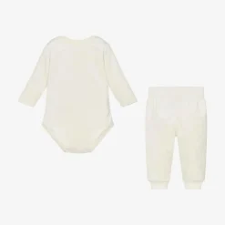 Nike Outfit Sets|Outfit Sets*Ivory Velour Baby Trouser Set