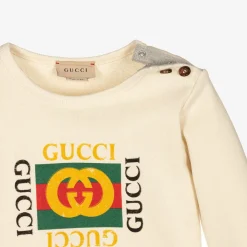 Gucci Tops*Ivory Vintage Logo Sweatshirt