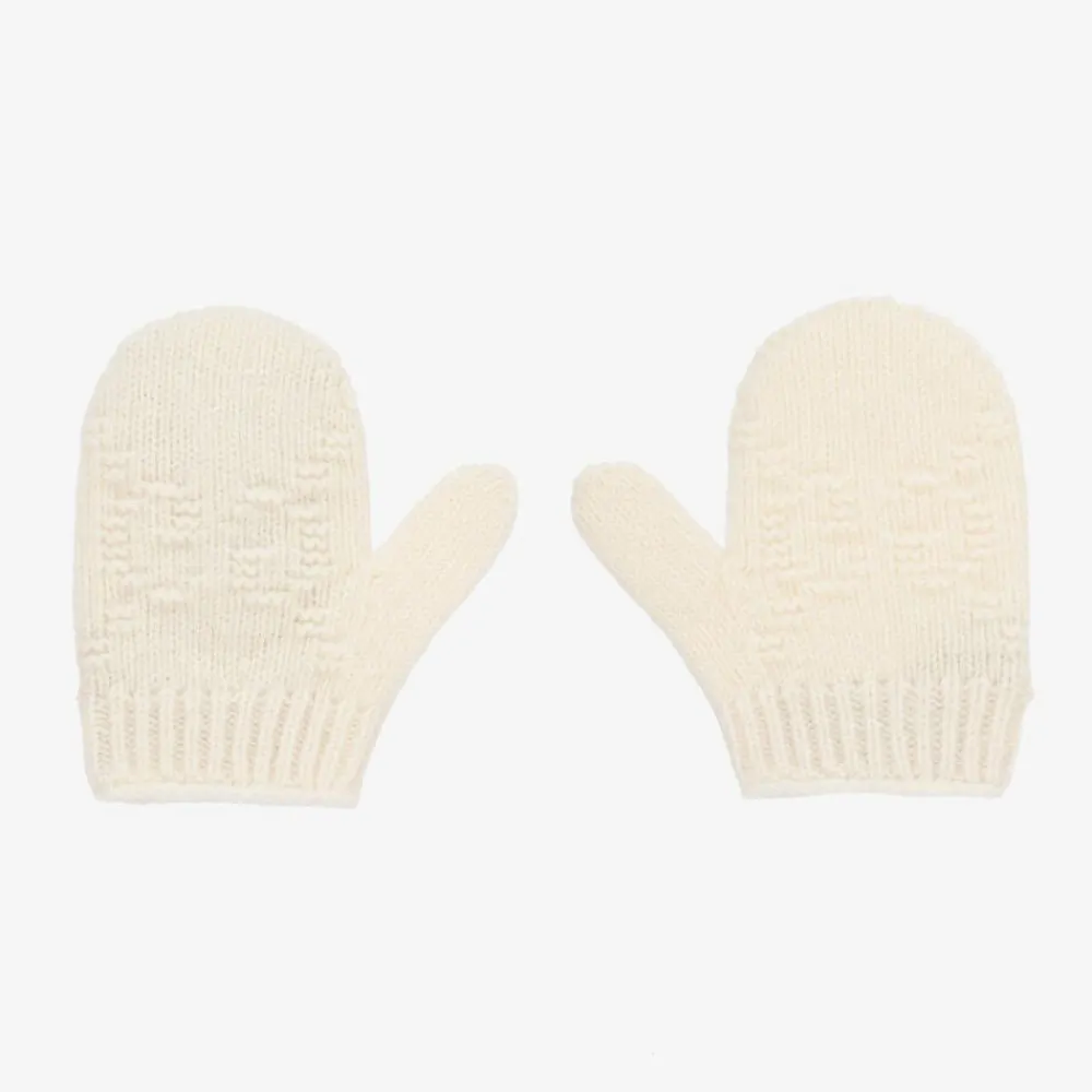 Gucci Gloves & Mittens|Gloves & Mittens*Ivory Wool GG Baby Mittens