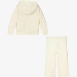 Moncler Enfant Tracksuits*Ivory Wool Knit Tracksuit