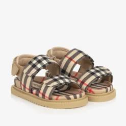Burberry Sandals|Sandals*Junior Archive Beige Check Sandals