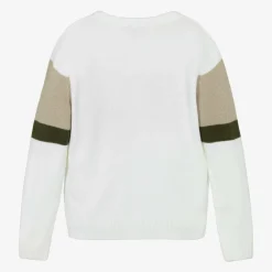 Guess Tops*Junior Boys White Knitted Jumper