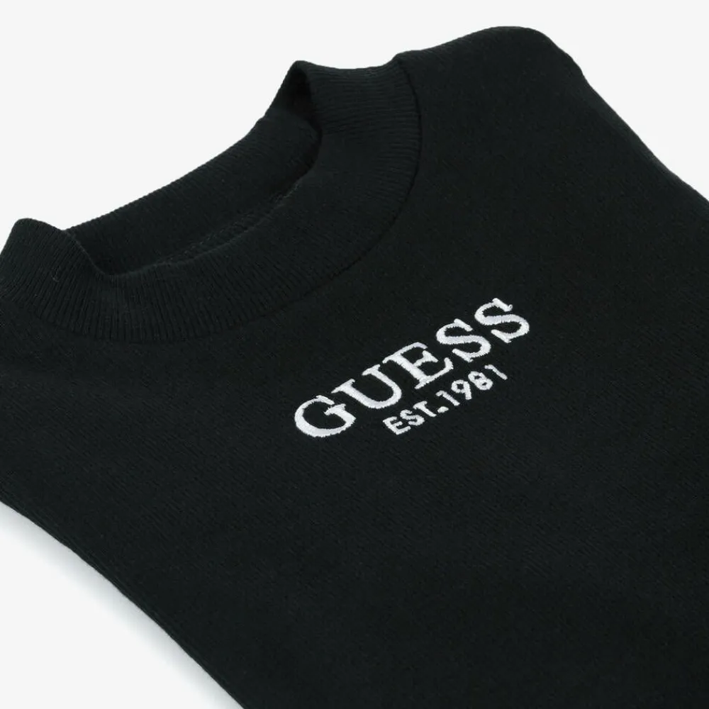 Guess Tops*Junior Girls Black Cotton Top