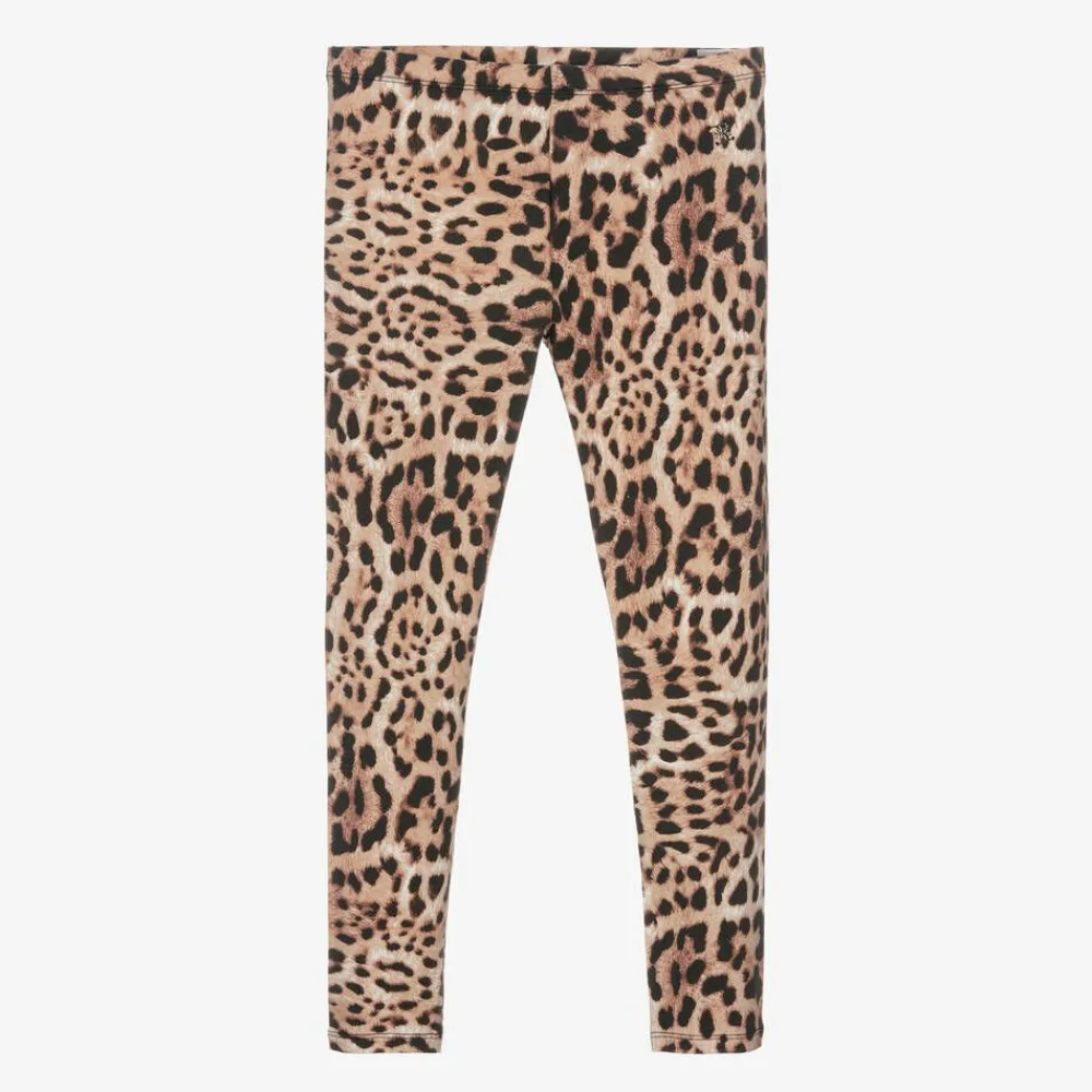 Guess Leggings*Junior Girls Cotton Leopard Print Leggings