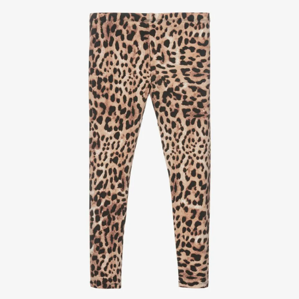 Guess Leggings*Junior Girls Cotton Leopard Print Leggings