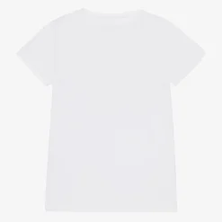 Guess Tops*Junior Girls White Cotton T-Shirt