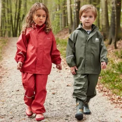 CeLaVi Coats & Jackets|Coats & Jackets*Khaki Green 2 Piece Rainsuit