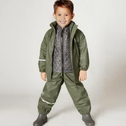 CeLaVi Coats & Jackets|Coats & Jackets*Khaki Green 2 Piece Rainsuit