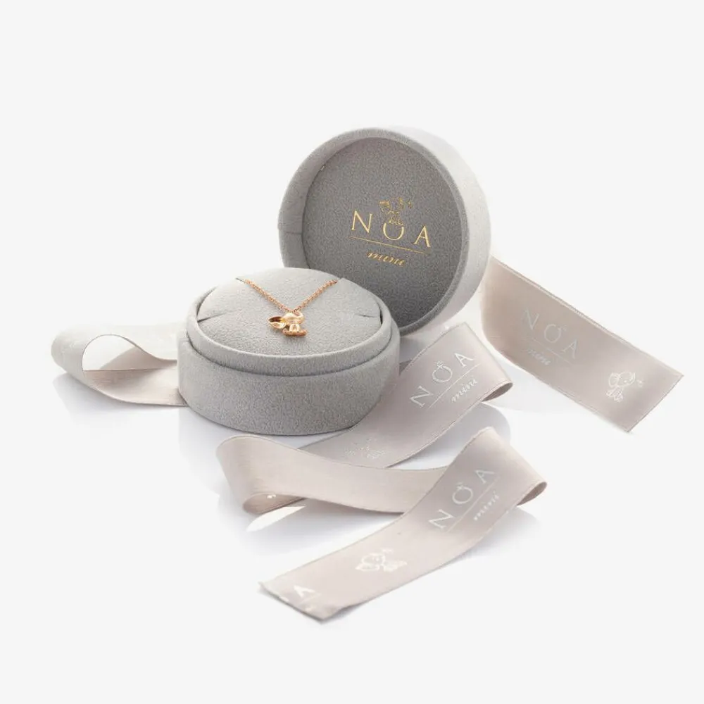 NOA Mini Jewellery|Jewellery*18kt Rose Gold Diamond Elephant Necklace (38cm)