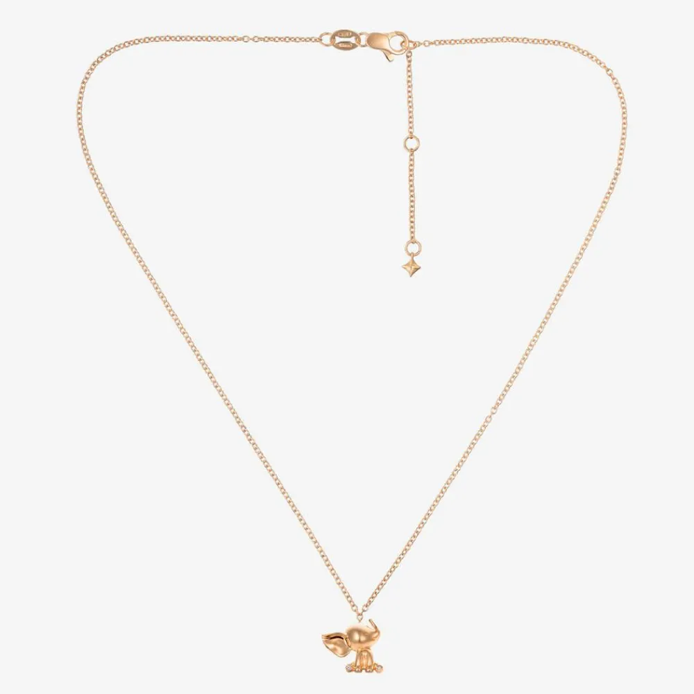 NOA Mini Jewellery|Jewellery*18kt Rose Gold Diamond Elephant Necklace (38cm)