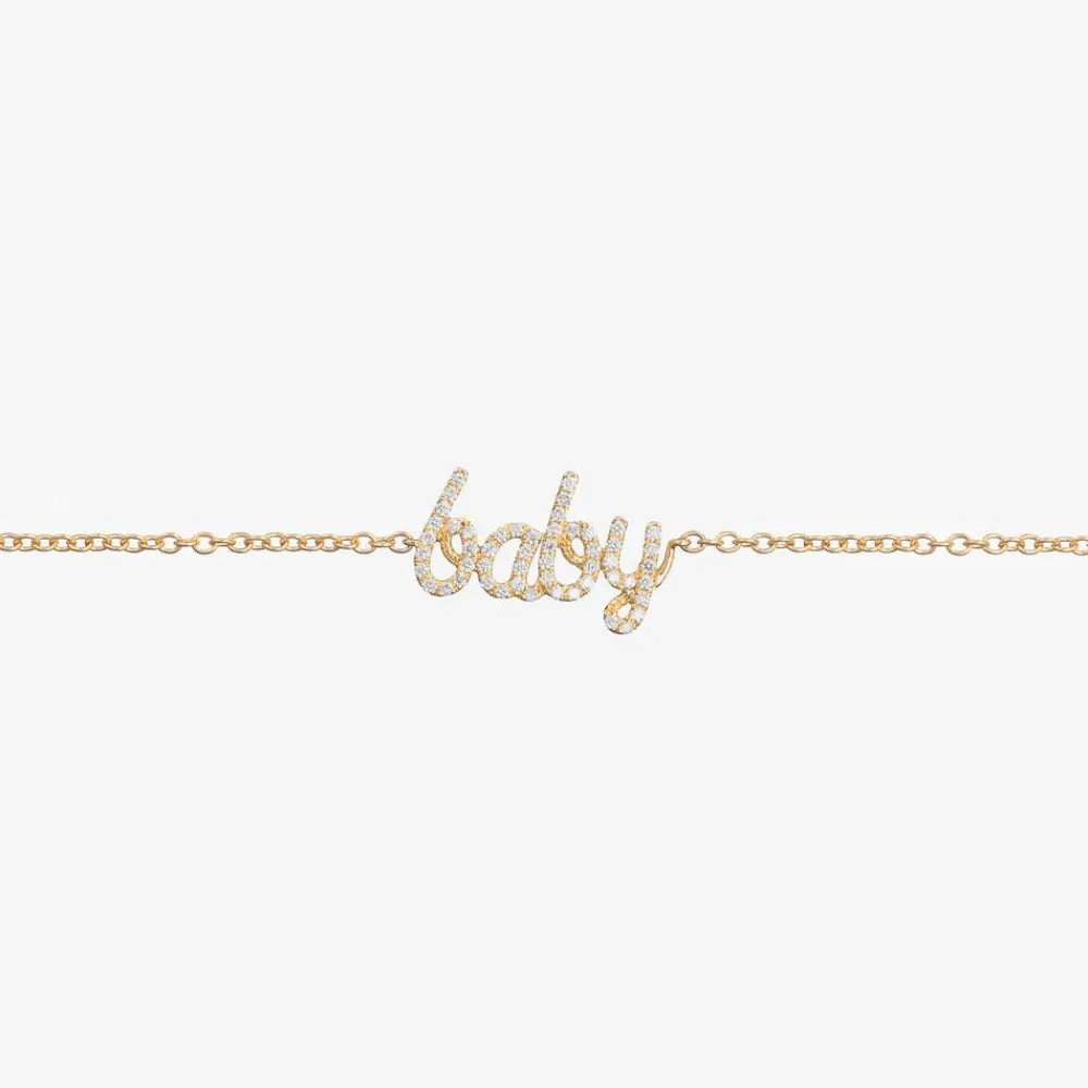 NOA Mini Jewellery|Jewellery*18kt Yellow Gold Diamond Baby Bracelet
