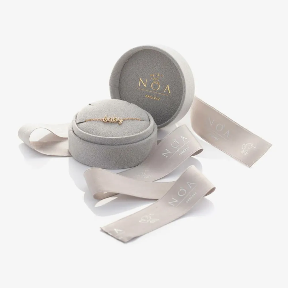 NOA Mini Jewellery|Jewellery*18kt Yellow Gold Diamond Baby Bracelet