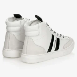 Moncler Enfant Trainers|Trainers*Leather High-Top Logo Trainers