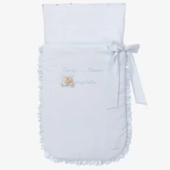 Nanán Nests*Light Blue Cotton Jersey Baby Nest (80cm)