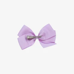 Peach Ribbons Hair Accessories*Lilac Bow Hair Clip (12cm)