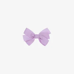 Peach Ribbons Hair Accessories*Lilac Purple Bow Hair Clip (7cm)