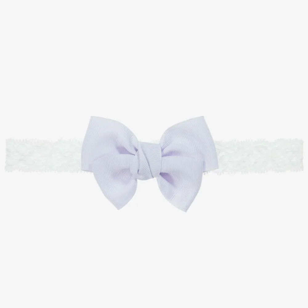 Cute Cute Hair Accessories*Lilac Purple Bow Headband