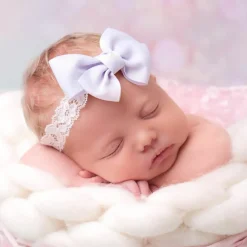 Cute Cute Hair Accessories*Lilac Purple Bow Headband