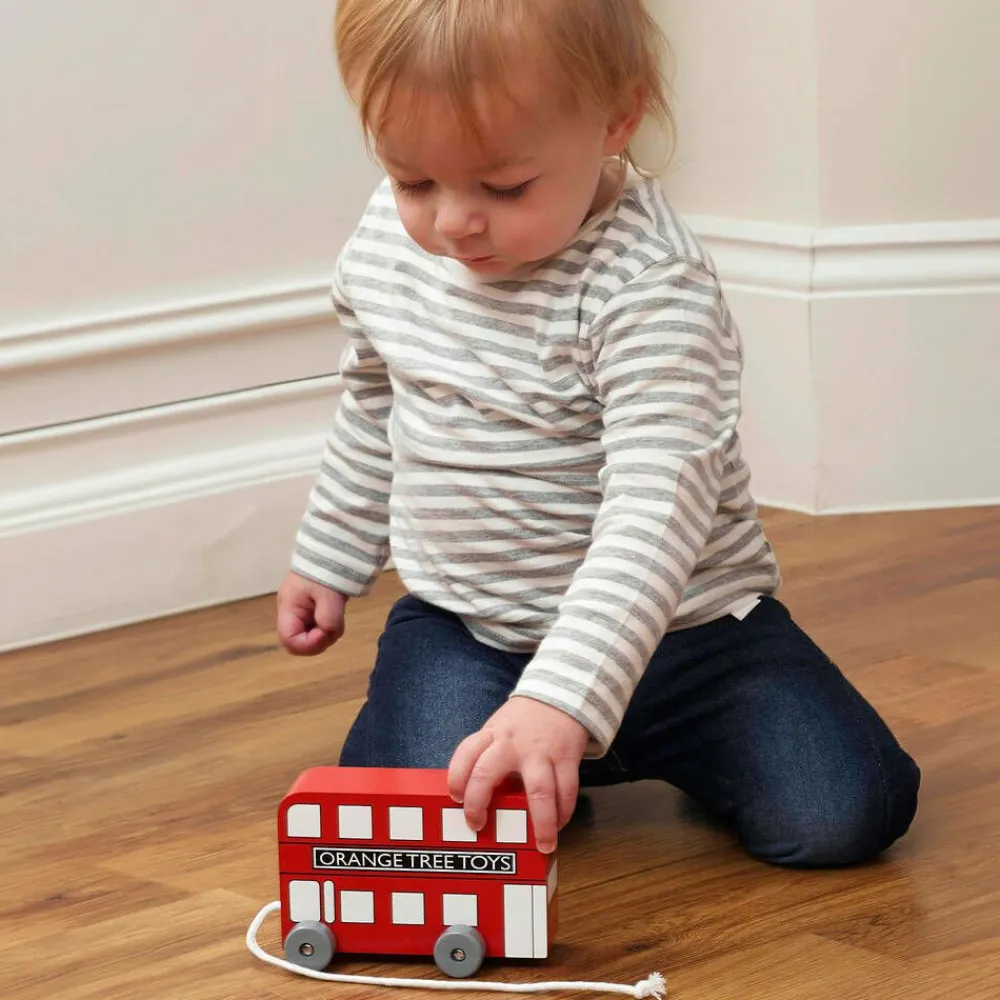Orange Tree Toys Toys|Toys*London Bus Pull Along Toy (13cm)