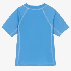 Mitty James Swimwear*Mid-Blue Swim T-Shirt (UPF 50+)