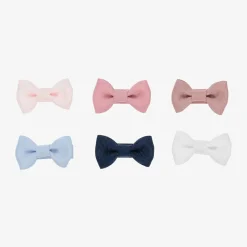 Milledeux Hair Accessories*Mini Bow Hair Clips (6 Pack)
