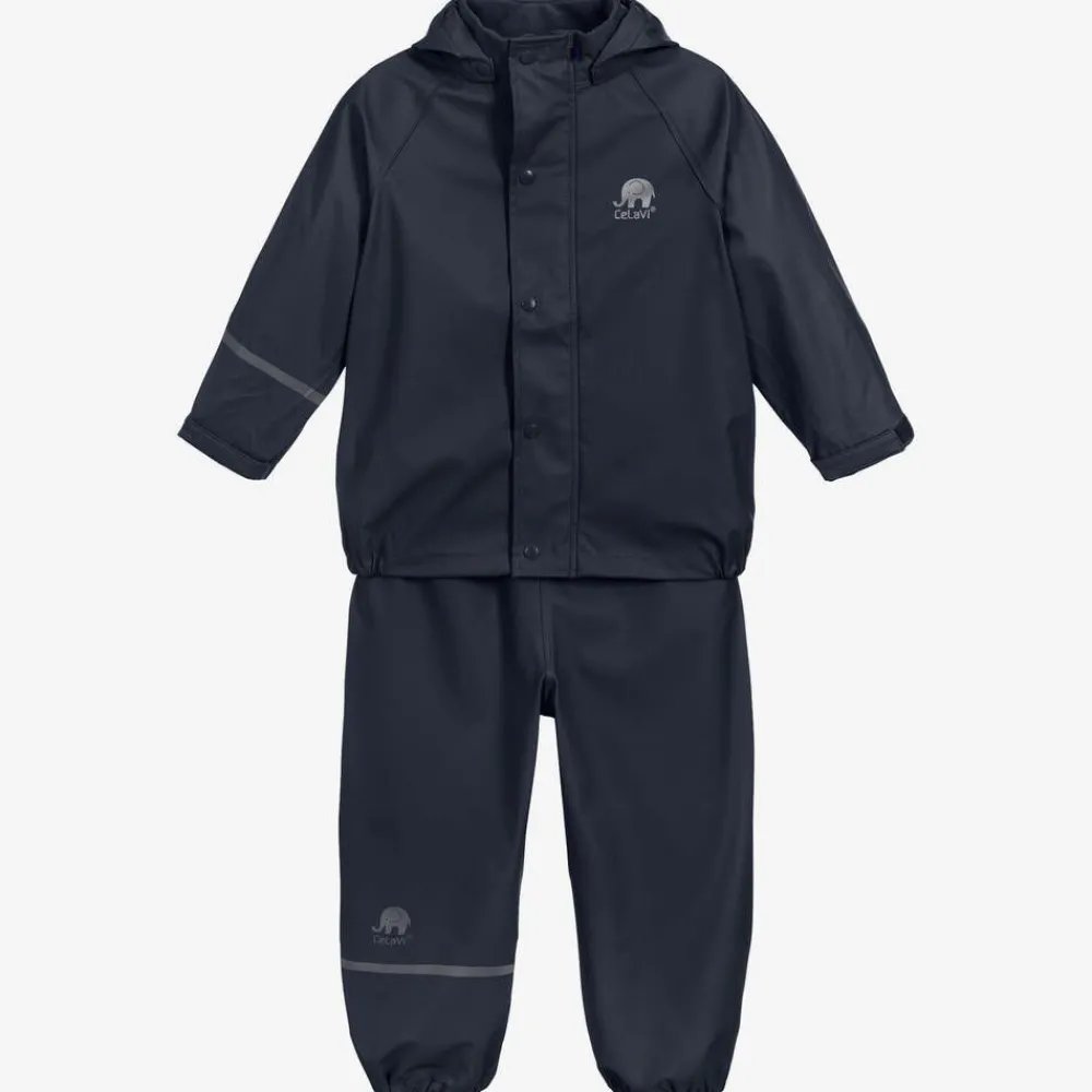 CeLaVi Coats & Jackets|Coats & Jackets*Navy Blue 2 Piece Rainsuit