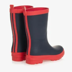 Hatley Rain Boots|Rain Boots*Navy Blue & Red Rain Boots