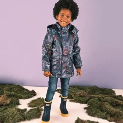 Hatley Rain Boots|Rain Boots*Navy Blue & Yellow Rain Boots