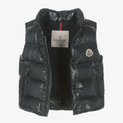 Moncler Enfant Coats & Jackets*Navy Blue Bernard Down Padded Gilet