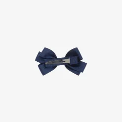 Peach Ribbons Hair Accessories*Navy Blue Bow Hair Clip (7cm)